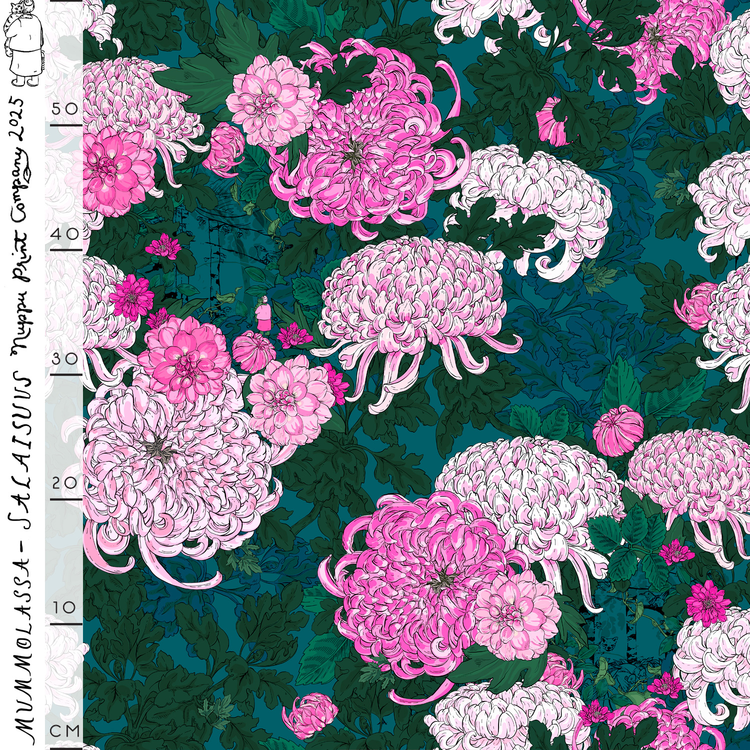 Salaisuus luomutrikoo, petrooli-pinkki