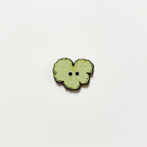 Keijunkukka button medium, light green