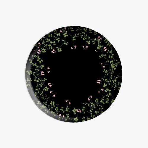 Vanamo tray circular, black
