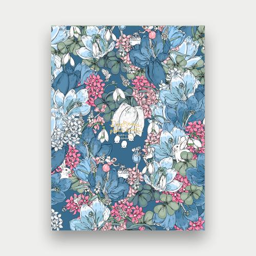 Keijujen kevätjuhla notebook big, sky blue