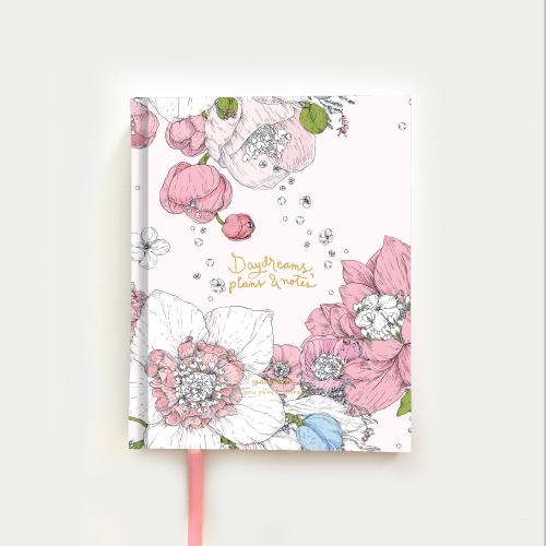 II class Sydäntalvi notebook pale pink, hardcover