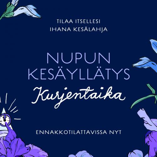 Nupun kesäyllätys 2025! Kurjentaika navy, trikoo 2,5 m