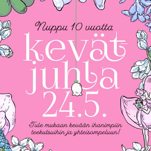 Lisämuki Nuppu 10v Keijujen kevätjuhla