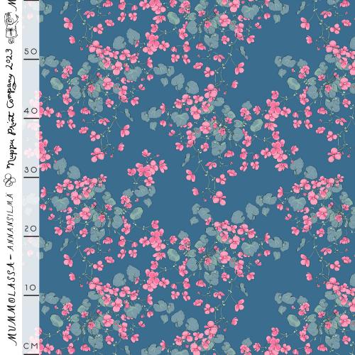Annansilmä double gauze, sky blue