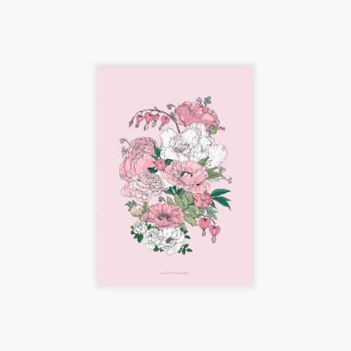 Värikäs printtisetti A4 5 kpl