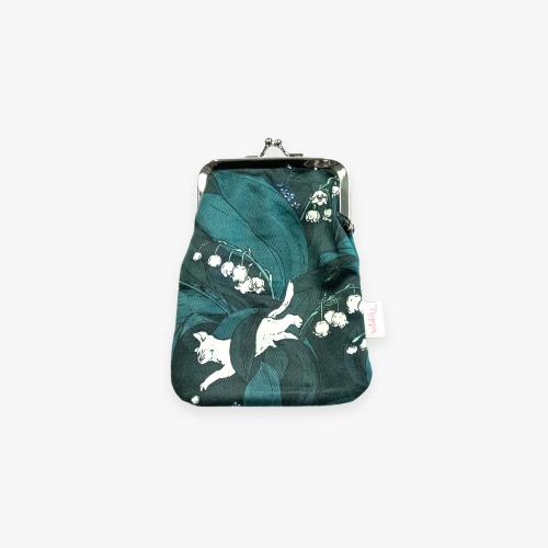 Kielon kellot small kiss-lock purse, dark petrol