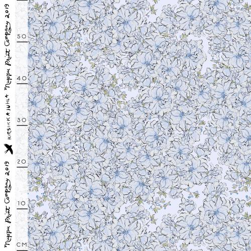 Kirsikkajuhla luomutrikoo, vaaleansininen