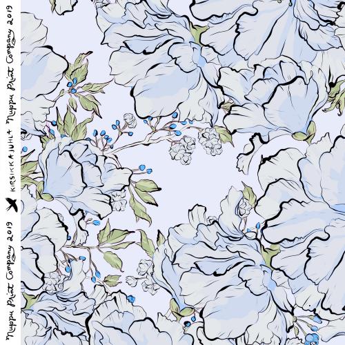 Kirsikkajuhla urheilutrikoo liukas, hento vaaleansininen