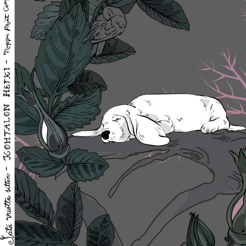 Kohtalon hetki luomutrikoo, tummanharmaa