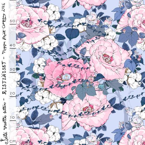 Ristiäiset luomutrikoo, kasteensininen