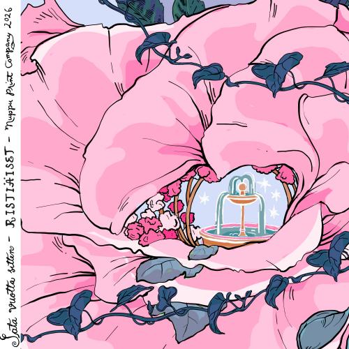 Ristiäiset luomutrikoo, kasteensininen