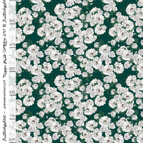 Juhannustanssit pellava, smaragdinvihreä