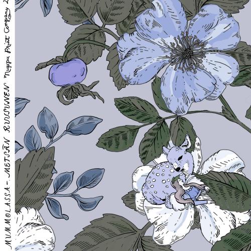 Metsän Ruusunen luomutrikoo, usva