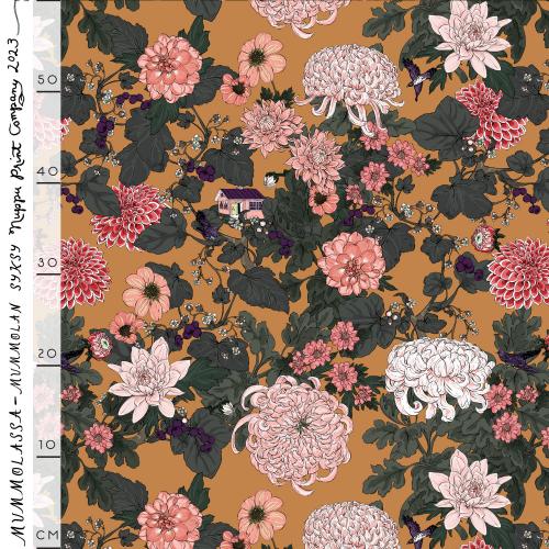 Mummolan syksy thick cotton canvas, toffee