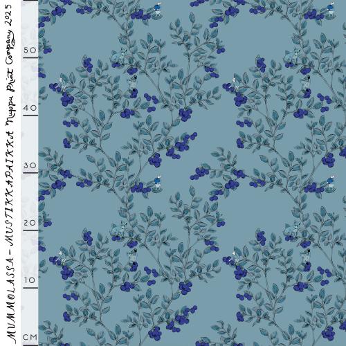 Mustikkapaikka luomutrikoo, huurre