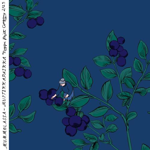 Mustikkapaikka urheilutrikoo pehmeä, sininen