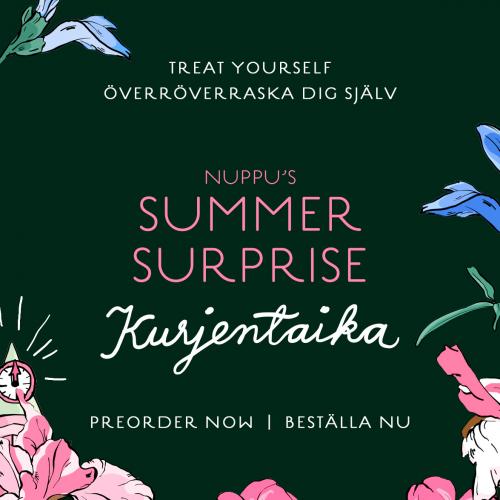 Nupun kesäyllätys 2025! Kurjentaika tummanvihreä, trikoo 2,5 m