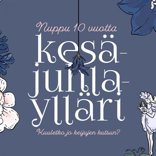 Nupun kesäyllätys 2026! Kesäjuhlat jenninsininen, trikoo 1,5 m