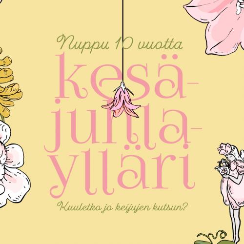 Nupun kesäyllätys 2026! Kesäjuhlat hento keltainen, ohut puuvillasatiini 1,5 m