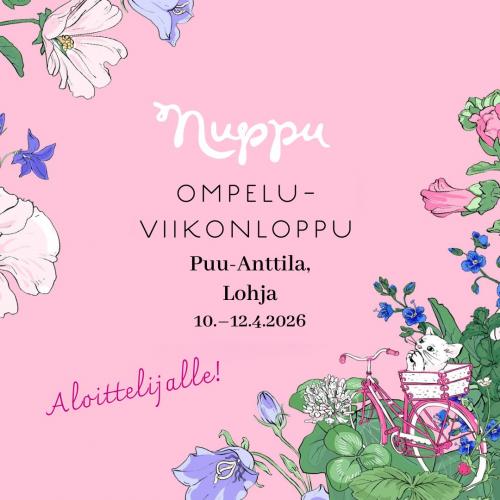Nupun ompeluviikonloppu – Aloittelijalle!