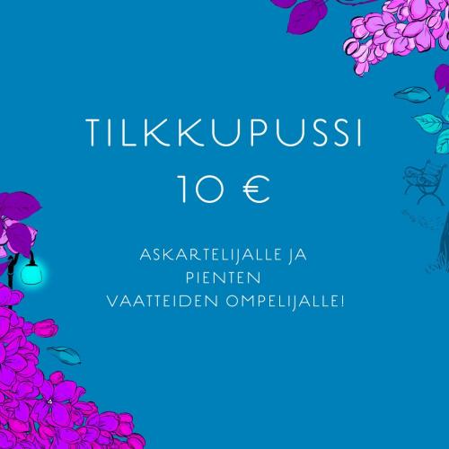 Tilkkupussi askartelijalle