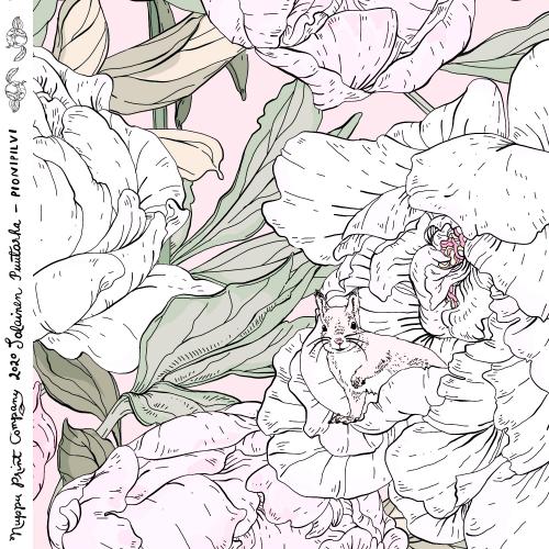 Pionipilvi urheilutrikoo liukas, hento vaaleanpunainen