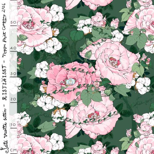 Ristiäiset luomutrikoo, sammaleenvihreä