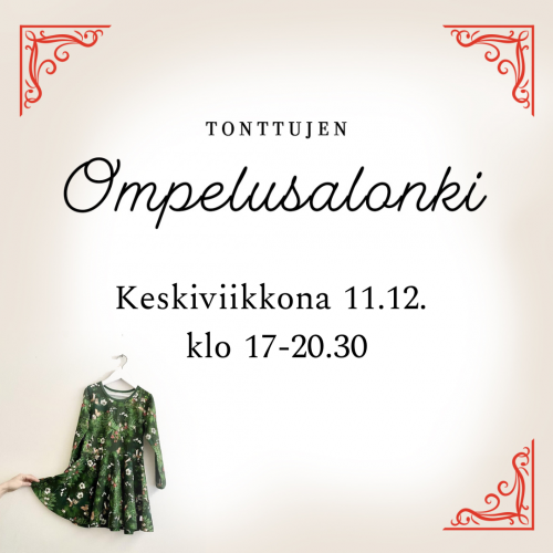 Ompelusalonki ke 11.12.