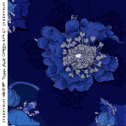 Sydäntalvi urheilutrikoo liukas, laivastonsininen