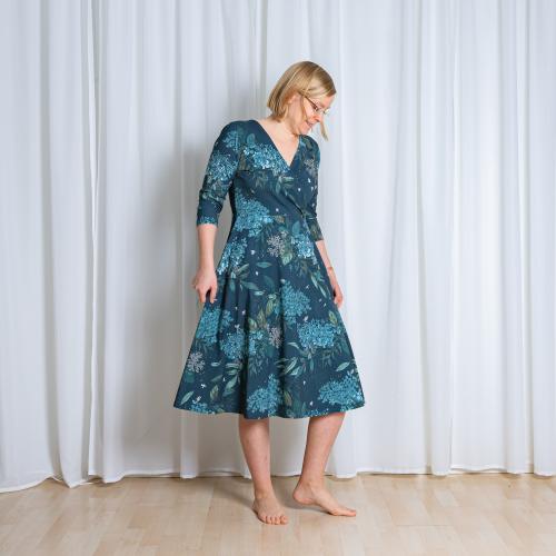 Syysmuutto luomutrikoo, farkunsininen