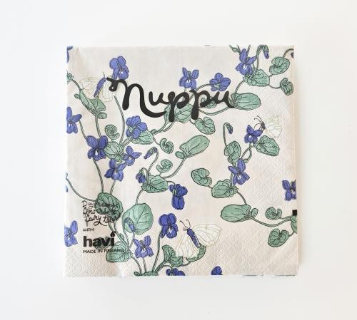 Tuoksuorvokki paper napkin 33 cm, beige