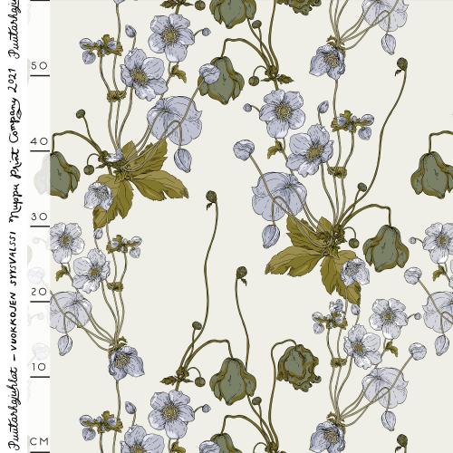 Vuokkojen syysvalssi pellava, beige