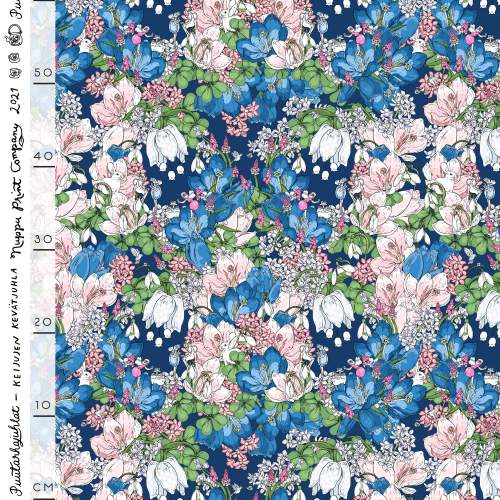 Keijujen kevätjuhla slät sporttrikå, blue