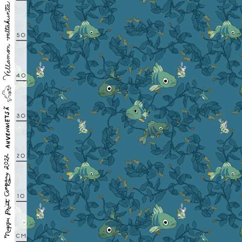 Ahvenmetsä urheilutrikoo liukas, siniturkoosi