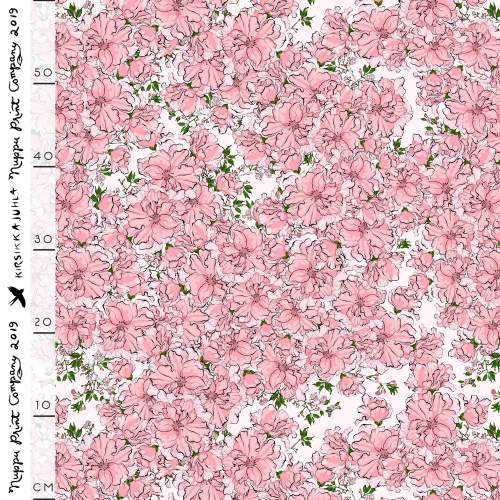 Kirsikkajuhla joustava puuvillasatiini, nude