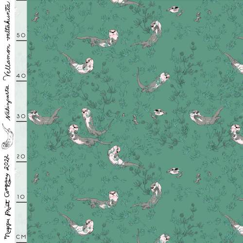 Näkinparta urheilutrikoo liukas, tumma minttu