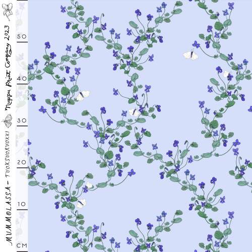 Tuoksuorvokki luomumusliini (tuplaharso), kasteensininen