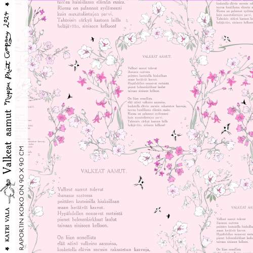 Valkeat aamut urheilutrikoo liukas, hento vaaleanpunainen