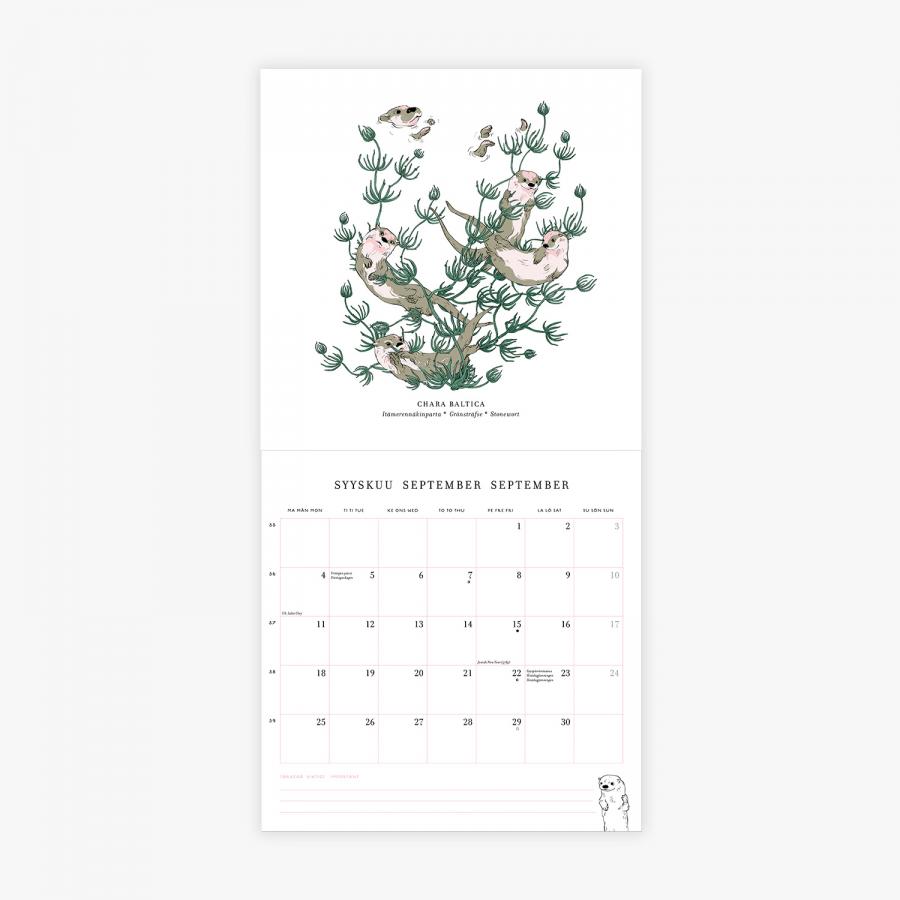 Vellamon puutarha seinäkalenteri 2023