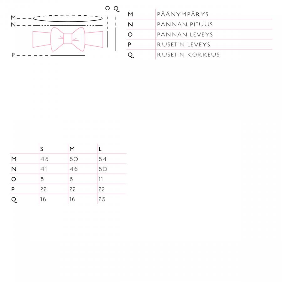 Rusettipanta vauvalle