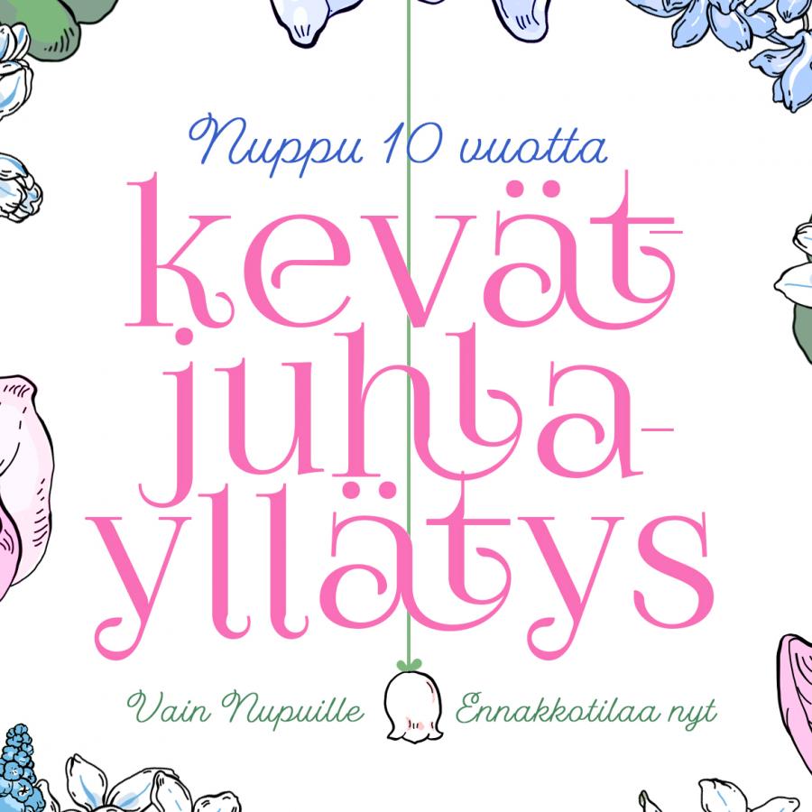 Lisämuki Nuppu 10v Keijujen kevätjuhla