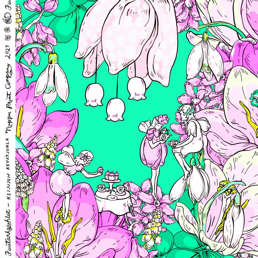 Keijujen kevätjuhla luomutrikoo, superaqua