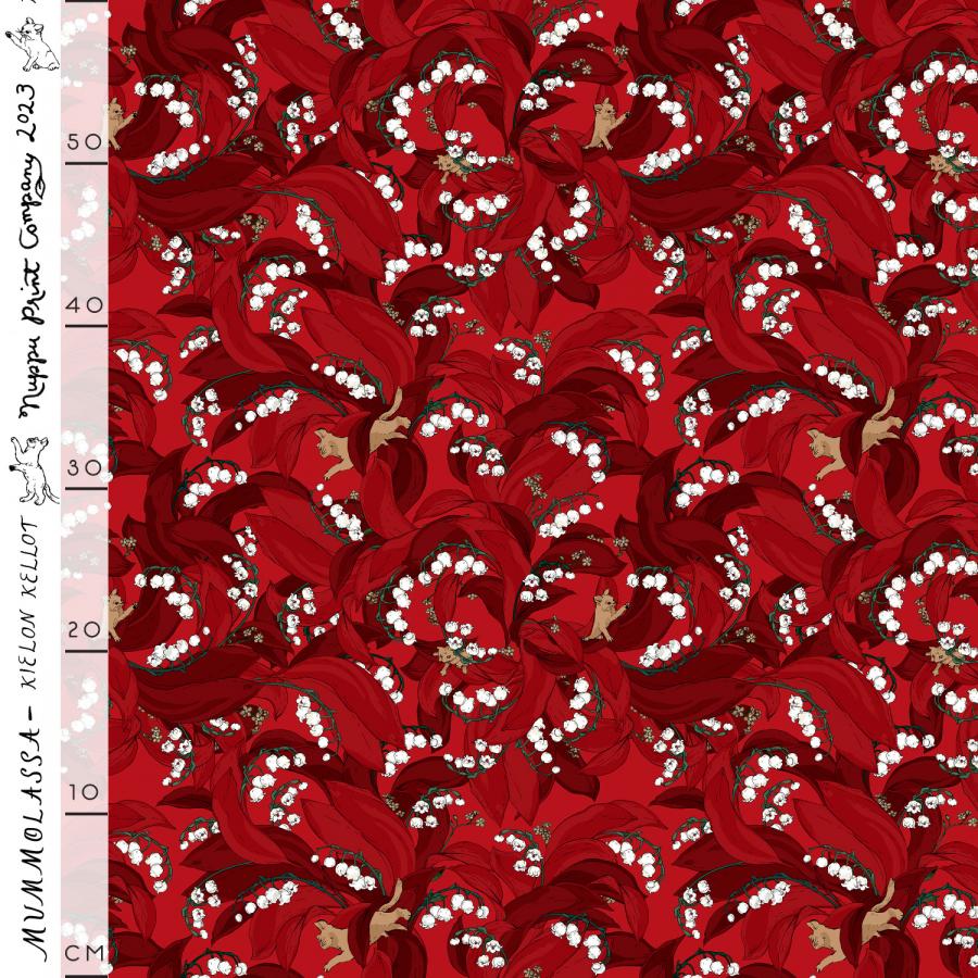 Kielon kellot organic french terry, red