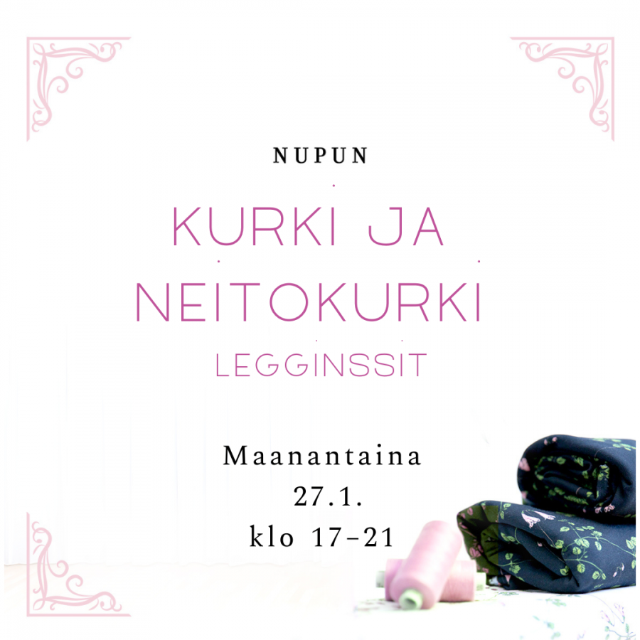 Neitokurki tai Kurki-legginssit ma 27.1.