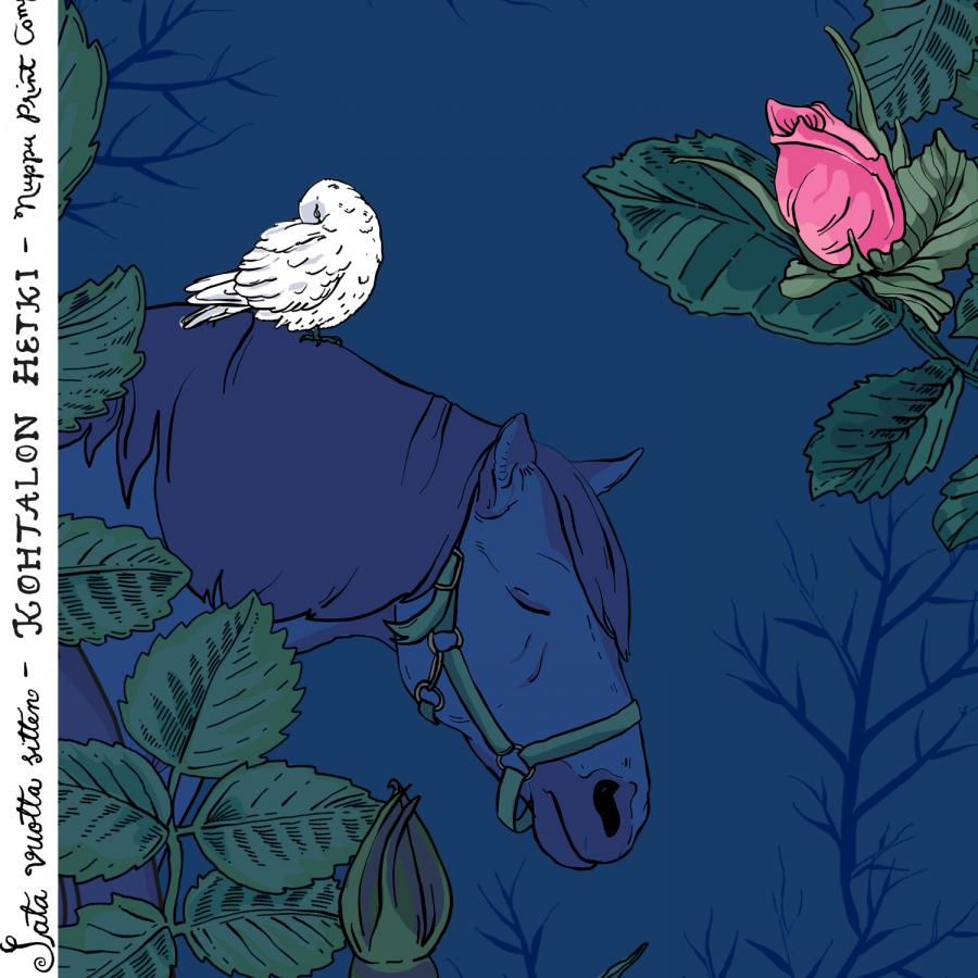 Kohtalon hetki luomutrikoo, sininen