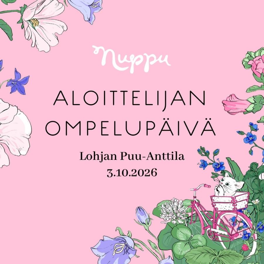 Nupun ompelupäivä – Aloittelijalle!