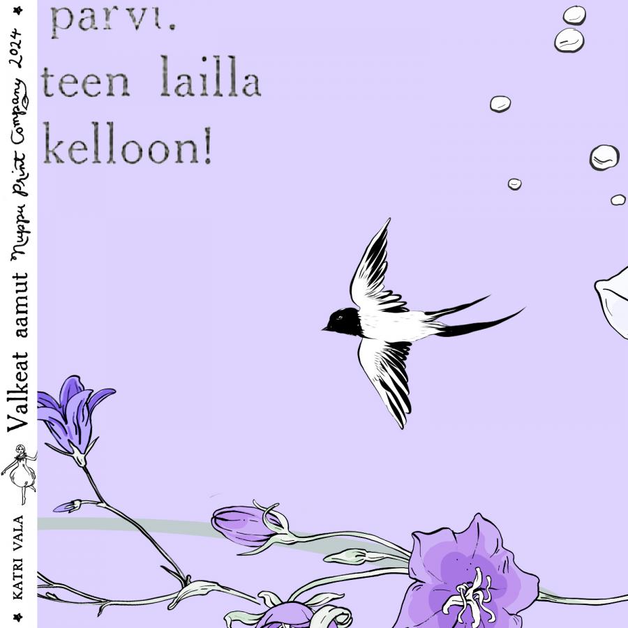 Valkeat aamut urheilutrikoo liukas, hento laventeli