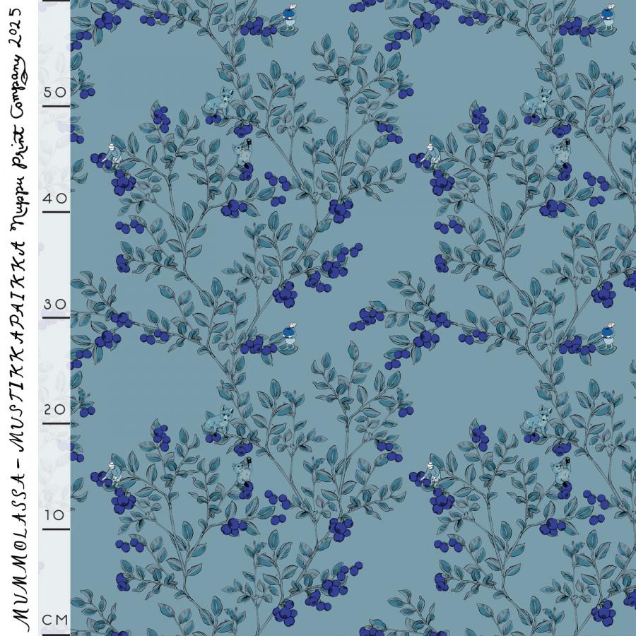 Mustikkapaikka luomutrikoo, huurre