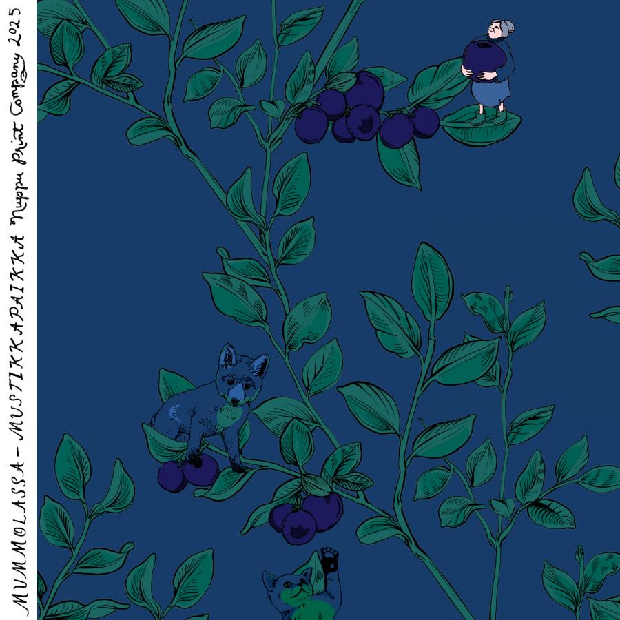 Mustikkapaikka urheilutrikoo pehmeä, sininen