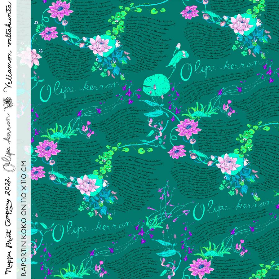 Olipa kerran urheilutrikoo liukas, merenvihreä